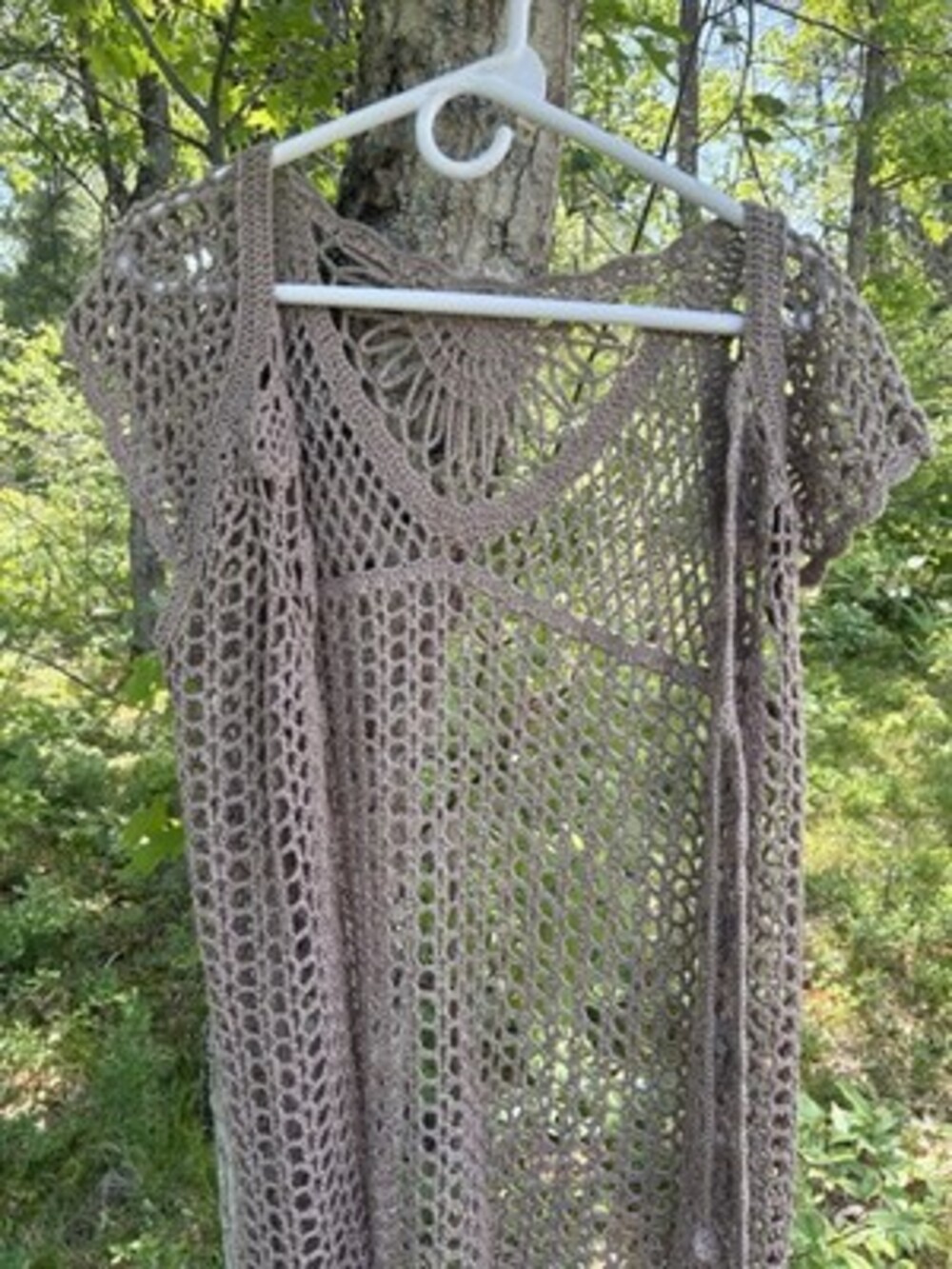 J&X NY Decorative Knit Cardigan & Swimsuit Cover up Boho Style